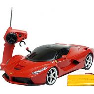 XQ TOYS 1/12 Scale Ferrari LaFerrari SuperCar Radio Remote Control Car R/C Rechargerable