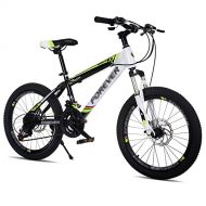 Childrens bicycle ZHIRONG Blue Red Green 20 Inches Outdoor Outing Change Speed Mountain Bike