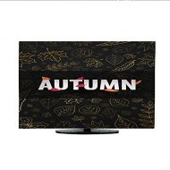 Miki Da Fabric tv dust Cover Autumn Background with Leaves for Shopping Sale or Promo Poster and Frame Leaflet or Web Banner Vector Illustration Template 865