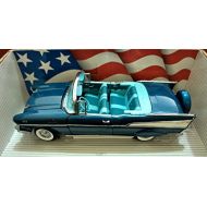 Ertl American Muscle Harbor Blue 1957 Chevy Bel Air Convertible 1:18 Scale Die Cast Model