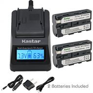 Kastar Battery 2x + Fast Charger for Sony NP-F570 NP-F550 NP-F530 NP-F330 & CCD-RV100 CCD-SC5 CCD-SC9 CCD-TR1 CCD-TR215 CCD-TR940 Camcorder, CN-126 CN-160 CN-216 CN-304 YN 300 VL60