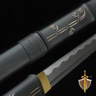 Ten Auway Ninja Sword, Japanese Samurai Sword Real Full Tang Handmade Sword