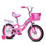 Childrens bicycle ZHIRONG Blue Pink Purple 12 Inches, 14 Inches, 16 Inches, 18 Inches Childrens Gifts Metal Toys