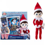The Elf on the Shelf Festive Family Night with 12 Cookie Plush Elf Light Girl & Boy