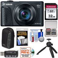 Canon PowerShot SX740 HS Wi-Fi 4K Digital Camera (Black) with 32GB Card + Case + Tripod + Kit