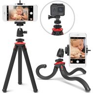 Xenvo SquidGrip iPhone Tripod, GoPro Tripod - Flexible Cell Phone Tripod Stand with Ball-Head 360, Compatible with iPhone, Android, Samsung, Google Smartphones, and ANY Mobile Phon