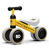 XJD Baby Balance Bike Bicycle Toddler Bike 10-24 Months Baby Walker Toys for 1 Year Old No Pedal Infant 4 Wheels First Birthday Bike