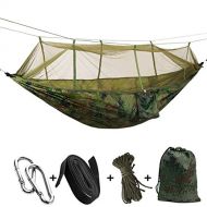 Homebed homebed Double Hammock with Mosquito Net 420 Pounds Capacity Sturdy & Lightweight for Outdoor Backpacking Camping Trip Hiking Indoor Garden Yard