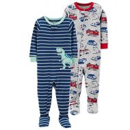 Carter%27s Carters Baby Boys 2-Pack Cotton Footed Pajamas