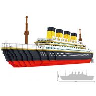 OneNext [New Design]Large Titanic Model Building Block Set - 3800+pcs Nano Mini Blocks DIY Toys