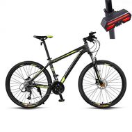 Huoduoduo Bike, Mountain Bike, 27.5 Inch 27 Speed Disc Brake Aluminum high-end Off-Road Vehicle,Suitable for Outdoor Travel Climbing, Bicycle Turn Signal