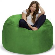 Chill Sack Bean Bag Chair: Giant 4 Memory Foam Furniture Bean Bag - Big Sofa with Soft Micro Fiber Cover - Lime