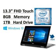 Dell Inspiron 13 13.3 Full HD Touchscreen Signature 2 in 1 Laptop, Intel i5-7200U Dual Core Processor up to 3.1GHz, 8GB RAM, 1TB HDD, Webcam, Bluetooth, Windows 10