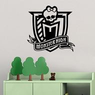 USA Decals4You Monster High Vinyl Wall Decals Cartoon Decor for Childrens Rooms Vinyl Sticker Murals MK4295