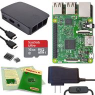 Viaboot Raspberry Pi 3 Complete Kit  Official Micro SD Card, Official Black/Gray Case Edition