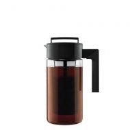 Takeya Patented Deluxe Cold Brew Iced Coffee Maker with Airtight Lid & Silicone Handle, 1 Quart