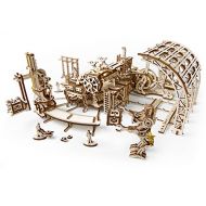 UGears Ugears Robot Factory 3D Wooden Puzzle Brain Teaser for Self-Assembly Teens and Adults