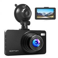 [Updated Version] Dash Cam APEMAN Dashboard FHD 1080P Car Camera DVR Recorder with 3.0 LED Screen, Night Vision, G-Sensor, WDR, Loop Recording, Motion Detection(C450)