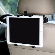 Dicesnow 360 Rotation Adjustable Car Backrest Headrest Mount Holder for iPad/Tablet