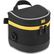 Ruggard Lens Case 3.5 x 3.5 (Black)(4 Pack)