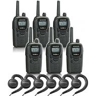 Pro Talk 6 Kenwood TK-3230 Radios with 6 KHS-31 Headsets.