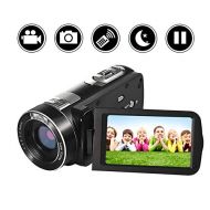 SEREE Video Camera Camcorder Full HD 1080p Digital Camera 24.0MP 18x Digital Zoom 3.0” LCD 270° Rotation Screen with Remote Control