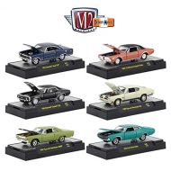 DIECAST 1:64 Detroit Muscle Release 45 Assortment in Plastic Display Cases Set of 6 32600-45 by M2 MACHINES