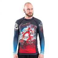 Fusion Fight Gear Army of Darkness Hail to The King Compression Shirt BJJ Rash Guard