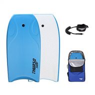 THURSO SURF Lightning 42 Bodyboard Package PE Core IXPE Deck HDPE Slick Bottom Durable Lightweight Includes Double Stainless Steel Swivels Leash and LUX Bodyboard Bag