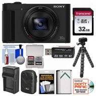 Sony Cyber-Shot DSC-HX80 Wi-Fi Digital Camera with 32GB Card + Case + Battery & Charger + Flex Tripod + Kit