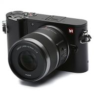 YI M1 Mirrorless Digital Camera with 42.5mm F1.8 Lens Storm Black(US Edition)