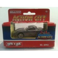 Realtoy International Limited REALTOY - Action City Fast Wheels - Porsche Boxster (Silver-Gray) - WINDOW BOX HAS SHELF WEAR