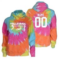JANT girl Custom Volleyball Tie Dye Sweatshirt - Players with Net Logo