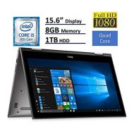 Dell Inspiron 15 5000 2-in-1 Flagship High Performance Laptop, FHD IPS 15.6 Touchscreen, Intel Quad-Core i5-8250U (Benchmark> i7-7500U), 8GB DDR4, 1TB HDD, No DVD, WiFi, Bluetoo