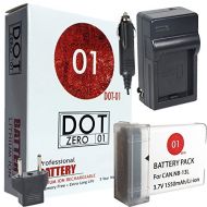 DOT-01 Brand Canon SX620 HS Battery and Charger for Canon SX620 HS Camera and Canon SX620 HS Battery and Charger Bundle for Canon NB13L NB-13L