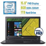 Newest Acer Aspire 5 15.6-inch Full HD (1920x1080) Display Premium Laptop PC, 7th Gen Intel Dual Core i3-7100U 2.4GHz Processor, 8GB DDR4 SDRAM, 1TB HDD, Stereo speakers, No DVD, W
