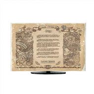 Miki Da Television dustproof Cloth Vector Thanksgiving Frame on Old Paper Background L50 x W52
