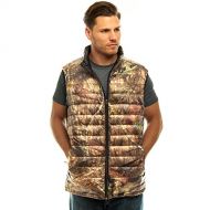 TrailCrest Mens Packable Ultra Lightweight Down Vest, Outdoor Puffer Vest, Mossy Oak Camo Patterns