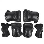 NACOLA Kids/Youth/Adults Knee Pads Elbow Pads Wrist Guards Protective Gear Set for Skateboard Skatings Scooter