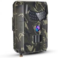 TKKOK Trail Camera with Night Vision Motion Activated,Trail cam,Game Camera,Wildlife Camera 12MP 1080P Full HD Hunting Camera, 26 Pcs IR LED 120° Wide Angle,Camo Waterproof Infrare