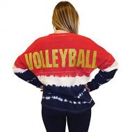 All Volleyball, Inc. Spirit Volleyball Jersey - RedWhiteBlue - Youth Large