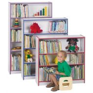 Rainbow accents Rainbow Accents Bookcase w 2 Shelves (48 in. H - Blue)