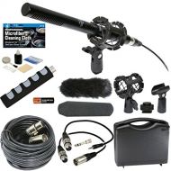 The Imaging World Professional Advanced Broadcast Microphone and Accessories Bundle for Canon VIXIA HF R800 R700 R600 R500 R80 R70 R60 R50 R82 R72 R62 R52 Camcorders