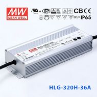MEAN WELL Meanwell HLG-320H-36A Power Supply - 320W 36V 8.9A - IP65 - Adjustable Output