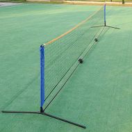 Eosphorus 20FTx2.9FT Foldable Training Beach Badminton Net Tennis Net Volleyball Net with Frame Stand Carrying Bag