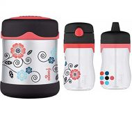 Thermos Foogo Insulated 10oz Food Jar and 11oz Travel Drink Bottle - Poppy Patch