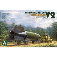 Zvezda TAK02110 1:35 Takom WW2 German V-2 Rocket Transporter Hanomag SS100 Vidalwagen V2 Rocket [MODEL BUILDING KIT]
