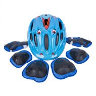 SUNVP Kids Adjustable Bike Helmet Toddler Protect Gear Set with Knee Elbow Wrist for Cycling Biking Road Bike Racking Skateboard Hoverboard Other Sports Exercise