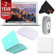 Apple 13.3 MacBook Air 128GB SSD #MQD32LL/A (Newest Version) with 2 Year Extended Warranty Turquoise Bundle