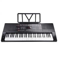 Globe House Products GHP 61-Standard Key Electronic Keyboard Piano with 2-Way Speaker System & LCD Display